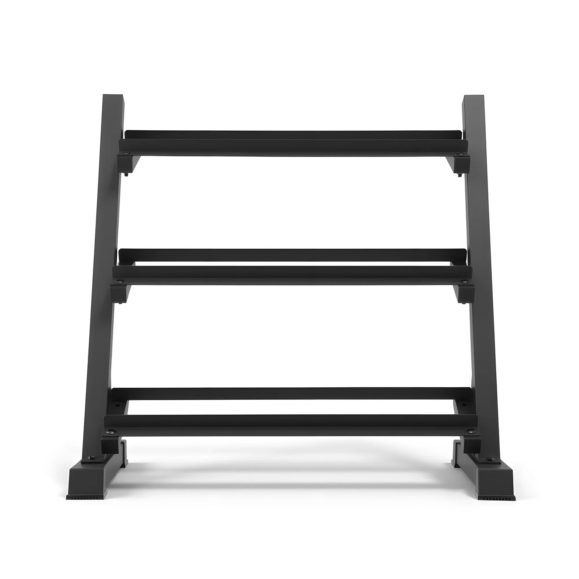 Dumbbell Rack 3-Tier Heavy Duty Weight Storage for Home Gym 300kg Capacity Black