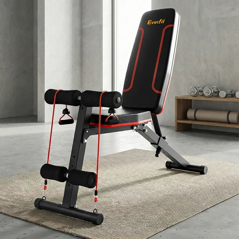 Adjustable FID Weight Bench 6-Position Incline Decline 150kg Capacity