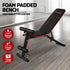 Adjustable FID Weight Bench 6-Position Incline Decline 150kg Capacity