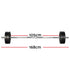 Everfit 48kg Barbell Set Weight Plates Bar Lifting Bench 168cm