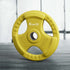 Everfit Weight Plates Olympic 20kg Dumbbell Barbell Plate Weight Lifting Home Gym Yellow