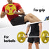 Weight Plates Olympic 20kg Dumbbell Barbell Plate Weight Lifting Home Gym Yellow