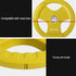 Weight Plates Olympic 20kg Dumbbell Barbell Plate Weight Lifting Home Gym Yellow