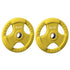 Everfit Weight Plates Olympic 20kgx2 Dumbbell Barbell Plate Weight Lifting Home Gym Yellow