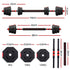 Everfit 20kg Adjustable Dumbbell Barbell Set Weight Plates Home Workout