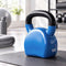 Everfit 16kg Kettlebell Cast Iron Neoprene Coated Flat Base Home Gym Blue