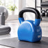 Everfit 16kg Kettlebell Cast Iron Neoprene Coated Flat Base Home Gym Blue