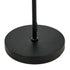 Standing Floor Lamp with Globe Shade in Black, Footswitch Set