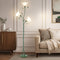3-light Floor Lamps Metal Lamp Acrylic Shade