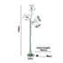 3-light Floor Lamps Metal Lamp Acrylic Shade