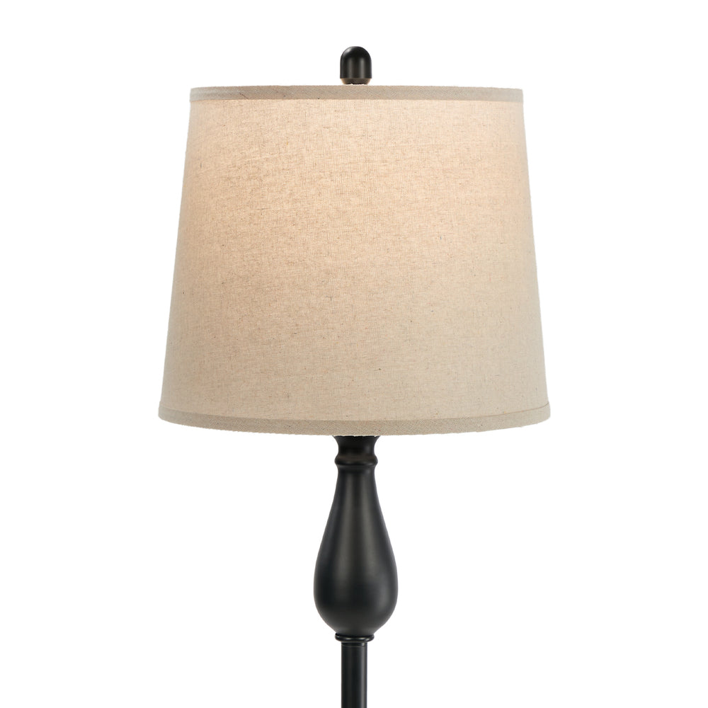 Oikiture Metal Floor lamp Reading Lamp Vintage Decorative