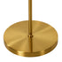 Retro Standing Floor Lamp in Golden Metal, Footswitch, 150cm Set