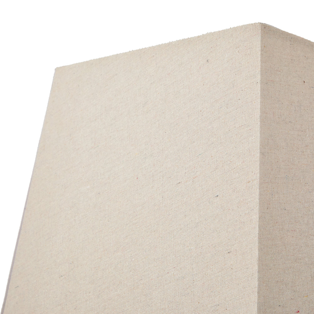 Floor Lamps Fabric Shade Reading Light with Display Shelf