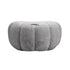 Oikiture 2x Bean Bag Floor Lounge Lazy Sofa Faux Rabbit Fleece Grey