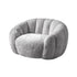 Oikiture 2x Bean Bag Floor Lounge Lazy Sofa Faux Rabbit Fleece Grey