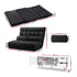 Artiss Sofa Bed Adjustable Floor Chair & TV Unit 120cm Entertainment Cabinet Set