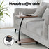 Artiss Floor Lounge & Coffee Table Set, Adjustable Recliner End Table w/ Wheels
