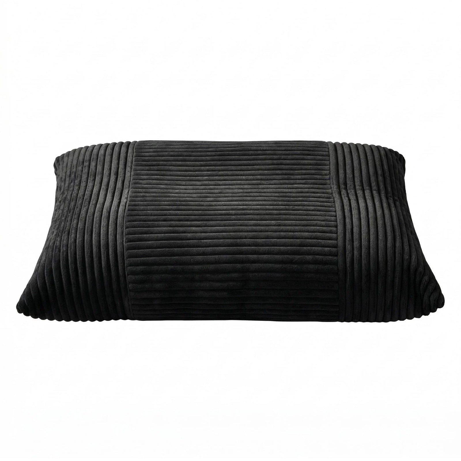 3-in-1 Bean Bag Chair for Living Room Convertible Floor Sofa Dark Grey