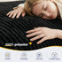3-in-1 Bean Bag Chair for Living Room Convertible Floor Sofa Dark Grey