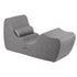 Chaise Lounge Chair Ergonomic S-Curve Floor Lounger Boneless Lounge Chairs Grey