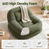 Artiss Armchair Floor Chair Couch Recliner 1 Seater Cloud Chaise Lounge Corduroy Green