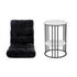Artiss Sofa Bed Floor Lounge Recliner Foldable Chair & Side Table Bundle