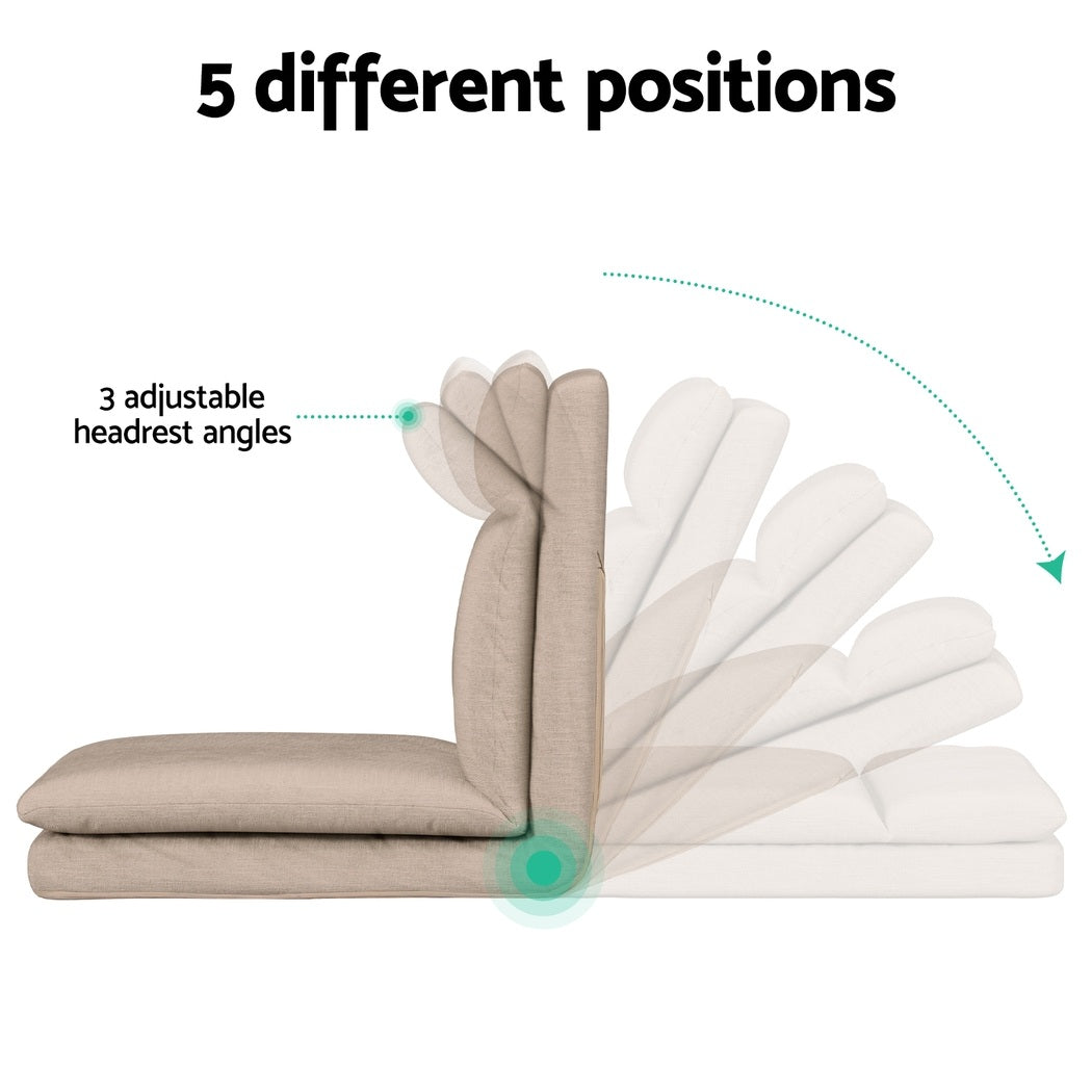 4XFloor Chair Sofa Linen Beige