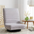 360° Swivel Floor Gaming & Lounge Chair with Foldable Design – Grey