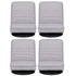 4PCS Swivel Floor Chair 360 Adjustable Foldable Lounge Seat Floor Sofa Chair Grey
