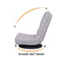 4PCS Swivel Floor Chair 360 Adjustable Foldable Lounge Seat Floor Sofa Chair Grey