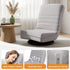 4PCS Swivel Floor Chair 360 Adjustable Foldable Lounge Seat Floor Sofa Chair Grey