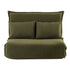 Artiss Floor Lounge Sofa Bed Foldable 2 Seater Green