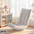 Artiss Swivel Floor Chair 5 Adjustable Foldable Lounge Seat Floor Sofa Chair Beige Grey