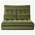Artiss Lounge Sofa Bed 2 seater Green Fabric