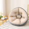 4 in 1 Foldable Floor Lounge Sofa Bed Chair Beige