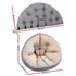 4 in 1 Foldable Floor Lounge Sofa Bed Chair Beige