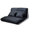 Artiss Foldable Lounge Sofa Bed 5 Position Floor Futon Mattress with Pillows