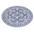Artiss 120 cm Roung Rugs for Living Room Pad-Free Dense Dot Backing Stops Slipping & Robot Vacuum Friendly, Vintage Carpet for Reading Nook Dining Area, 100% Polyester Washable
