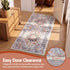 60 x 120 cm Runner Rugs For Living Room No Heavy Rubber Crease-Free Foldable Design For Kitchen Entryway And Bedroom 100% Polyester Water-repellent Resistant Non-Shedding