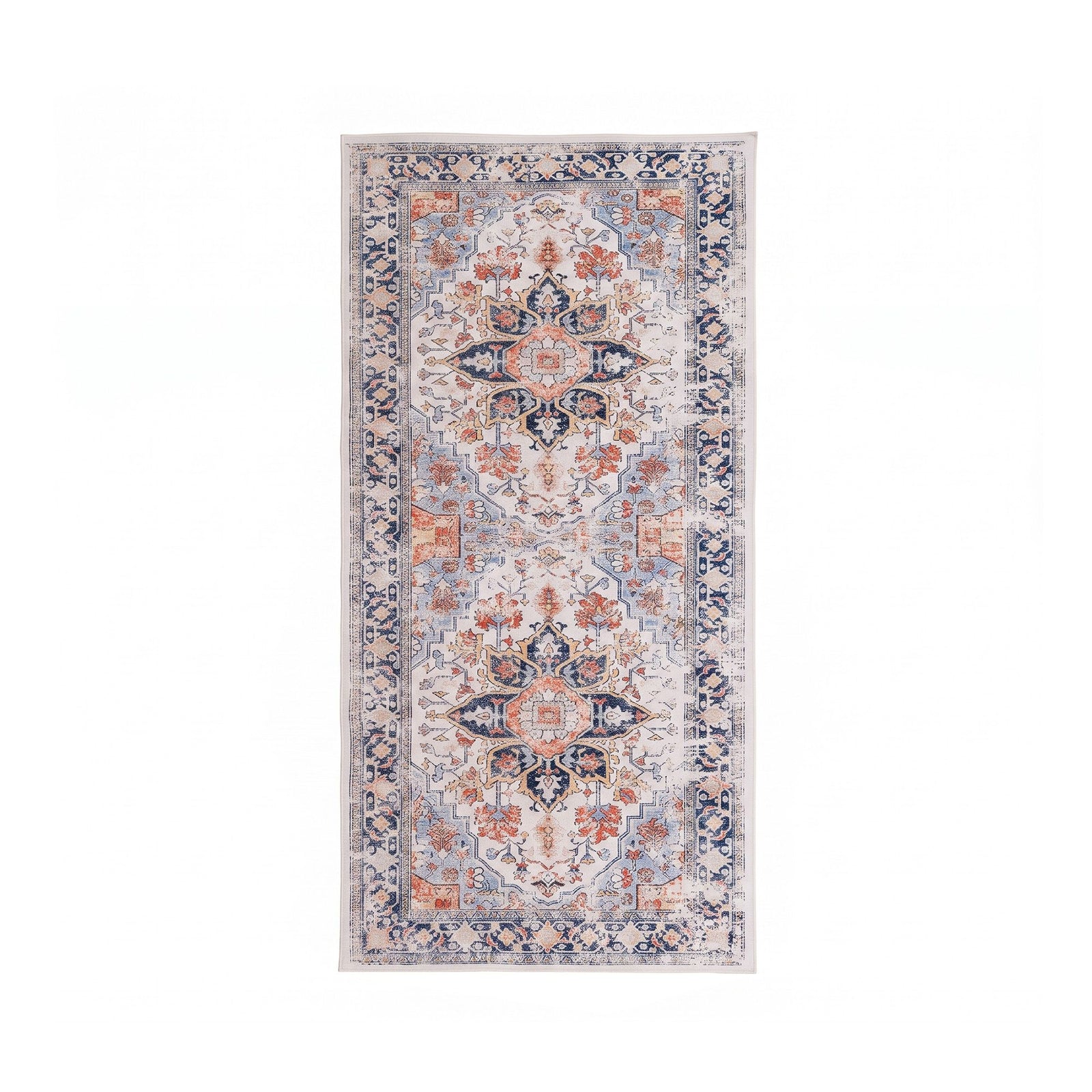 60 x 120 cm Runner Rugs For Living Room No Heavy Rubber Crease-Free Foldable Design For Kitchen Entryway And Bedroom 100% Polyester Water-repellent Resistant Non-Shedding