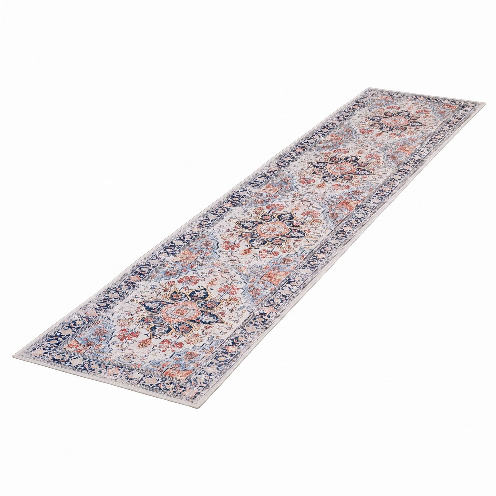 60 x 300 cm Runner Rugs For Living Room No Heavy Rubber Crease-Free Foldable Design For Kitchen Entryway And Bedroom 100% Polyester Water-repellent Resistant Non-Shedding