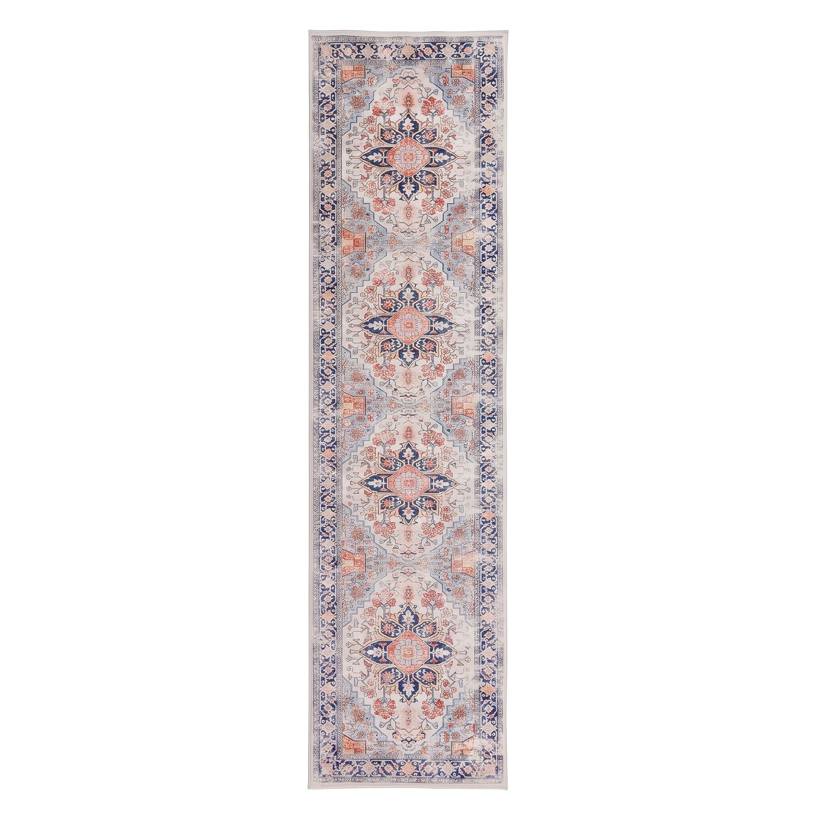 60 x 300 cm Runner Rugs For Living Room No Heavy Rubber Crease-Free Foldable Design For Kitchen Entryway And Bedroom 100% Polyester Water-repellent Resistant Non-Shedding