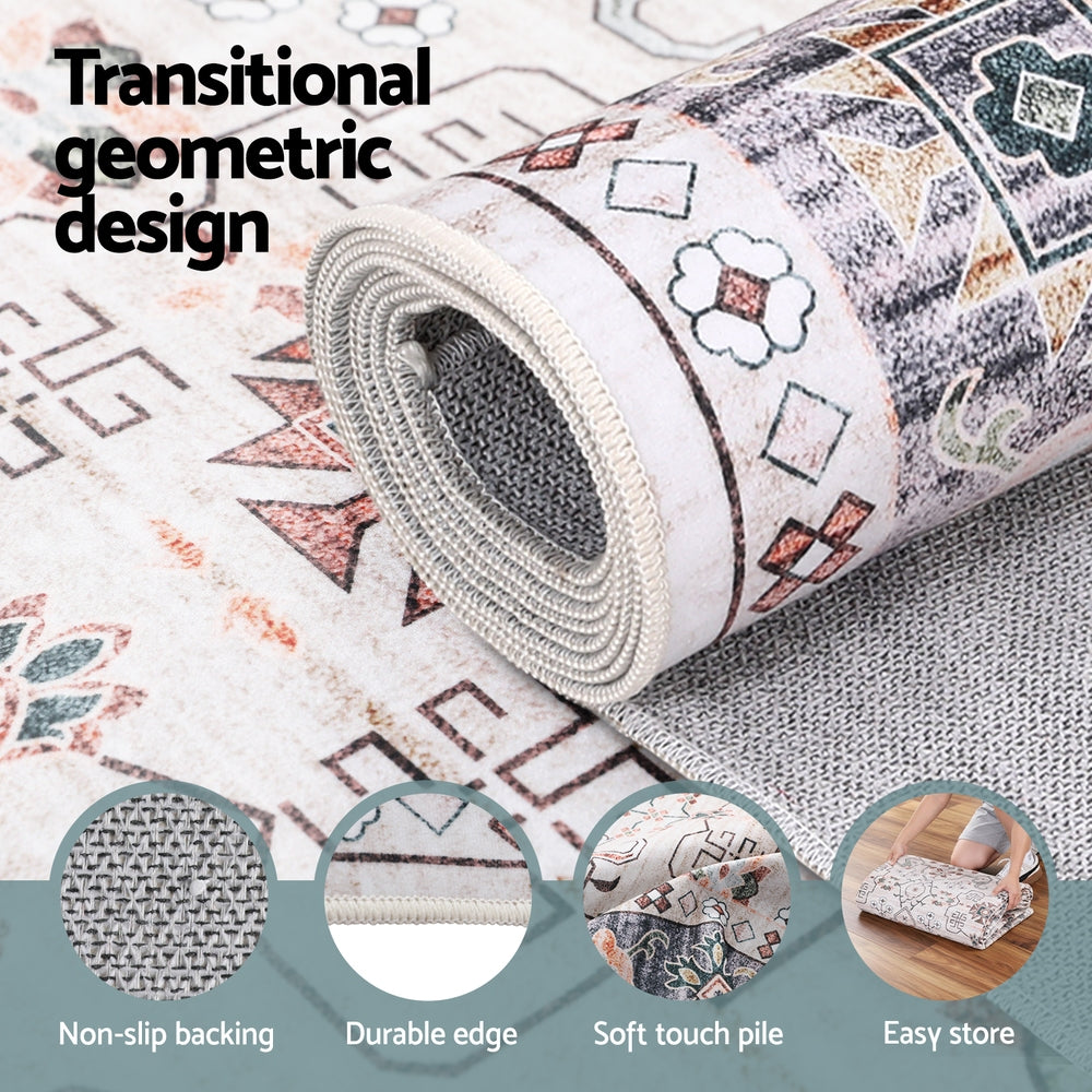 Washable Floor Rug 160X230cm Large Area Rug Modern Living Room Carpet