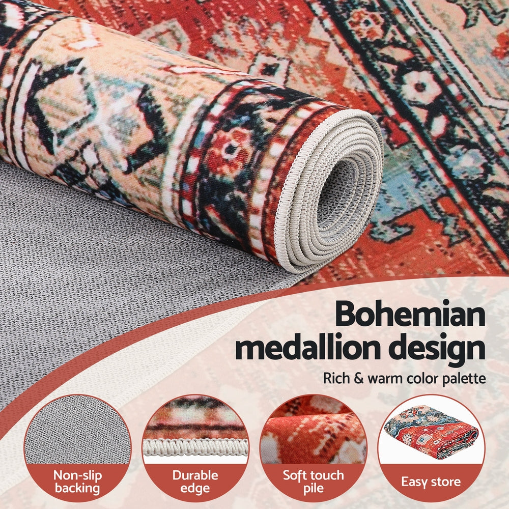 Floor Rug 200X290cm Large Washable Area Rug Modern Living Room Carpet Mat