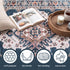 60 x 120 cm Washable Runner Area Rug No Hard Glue Quilt-Like Soft for Home Decor, 0.5cm Ultra-Thin Pet Friendly Bohemian Medallion Bedroom Carpet