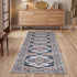 60 x 300 cm Washable Runner Area Rug No Hard Glue Quilt-Like Soft for Home Decor, 0.5cm Ultra-Thin Pet Friendly Bohemian Medallion Bedroom Carpet