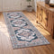 80 x 300 cm Washable Runner Area Rug No Hard Glue Quilt-Like Soft for Home Decor, 0.5cm Ultra-Thin Pet Friendly Bohemian Medallion Bedroom Carpet
