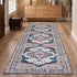 80 x 300 cm Washable Runner Area Rug No Hard Glue Quilt-Like Soft for Home Decor, 0.5cm Ultra-Thin Pet Friendly Bohemian Medallion Bedroom Carpet