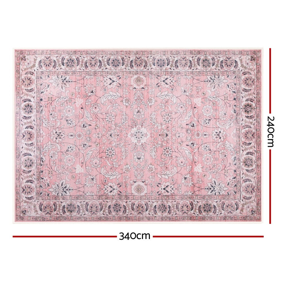 Floor Rug 240X340cm Large Washable Area Rug Vintage Living Room Carpet