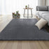 Floor Rug 140x200cm Plush Area Shaggy Rug Living Room Bedroom Carpet Grey